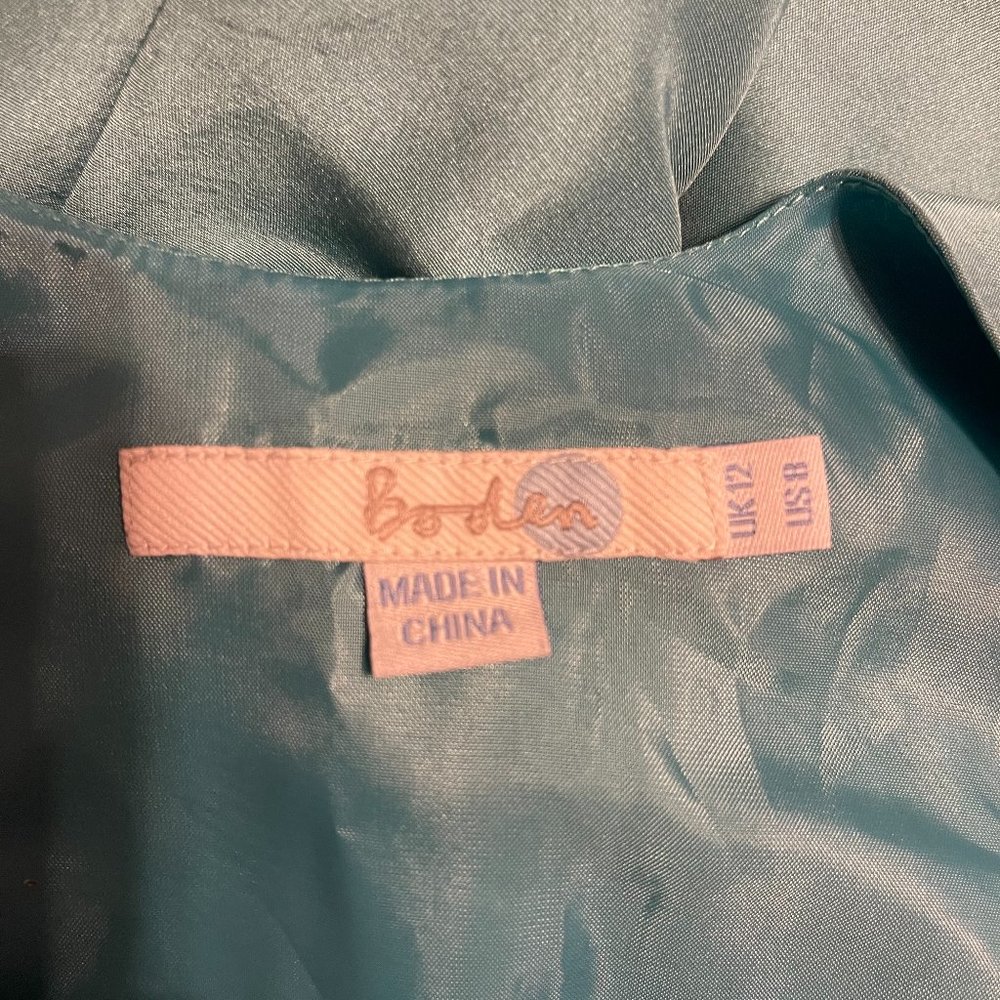 Boden Celebration Teal Dress - Picture 5 of 8